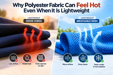 Why Polyester Fabric Can Feel Hot Even When It Is Lightweight
