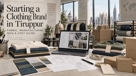 Start a Clothing Brand in Tiruppur: Fabric, MOQ & Cost Guide
