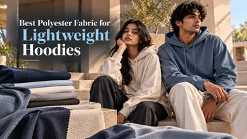 Best polyester fabric for lightweight hoodies with different textures, weights and relaxed silhouettes