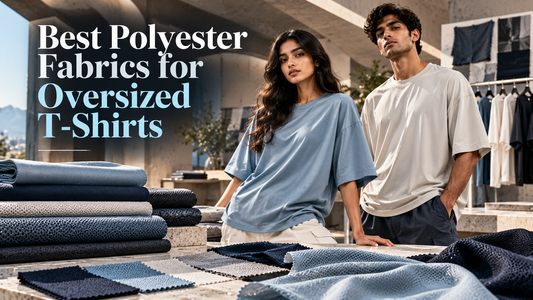 Best polyester fabrics for oversized T-shirts with lightweight, medium-weight and structured fabric options