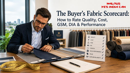 The Buyer’s Fabric Scorecard: How to Rate Quality, Cost, GSM, DIA & Performance