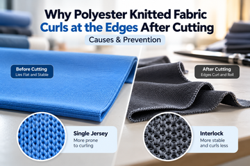 Why Polyester Knitted Fabric Curls at the Edges After Cutting: Causes & Prevention