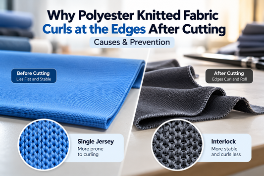 Why Polyester Knitted Fabric Curls at the Edges After Cutting: Causes & Prevention