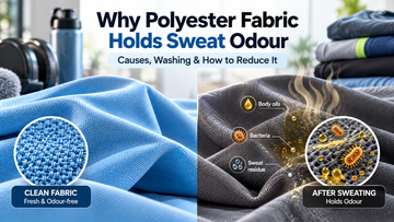 Why Polyester Fabric Holds Sweat Odour: Causes, Washing & How to Reduce It
