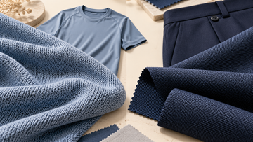 Knitted vs woven polyester fabric comparison for apparel manufacturing