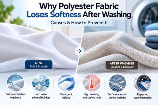 Why Polyester Fabric Loses Softness After Washing: Causes & How to Prevent It