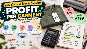 How Clothing Brands Calculate Profit Per Garment: Cost, Margin &amp; Break-Even Explained