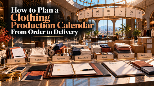 How to Plan a Clothing Production Calendar From Order to Delivery