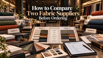 How to Compare Two Fabric Suppliers Before Ordering