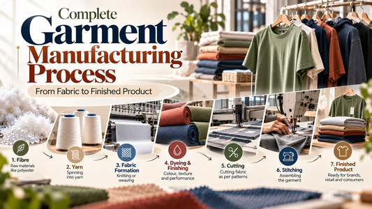 Complete Garment Manufacturing Process: From Fabric to Finished Product