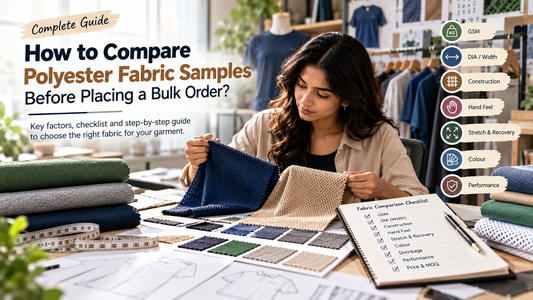 How to Compare Two Polyester Fabric Samples Before Placing a Bulk Order