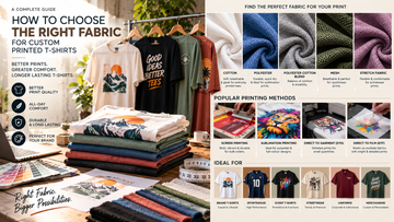 How to Choose the Right Fabric for Custom Printed T-Shirts