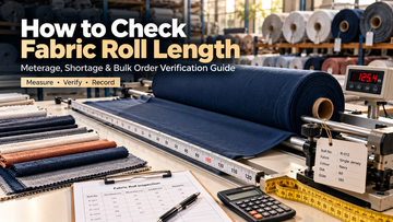 How to Check Fabric Roll Length: Meterage, Shortage & Bulk Order Verification Guide