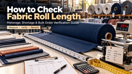 How to Check Fabric Roll Length: Meterage, Shortage & Bulk Order Verification Guide