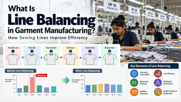 What Is Line Balancing in Garment Manufacturing? How Sewing Lines Improve Efficiency
