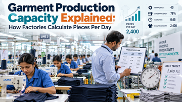 Garment Production Capacity Explained: How Factories Calculate Pieces Per Day