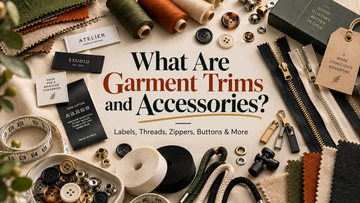 What Are Garment Trims and Accessories? Labels, Threads, Zippers, Buttons & More