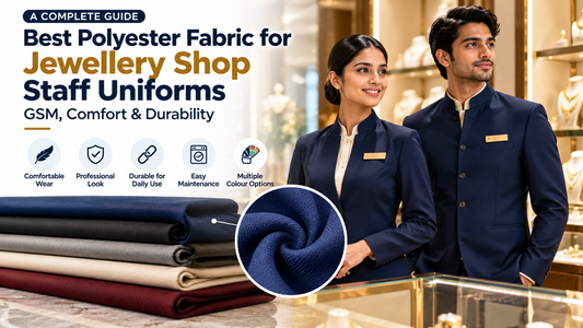 Best Polyester Fabric for Jewellery Shop Staff Uniforms: GSM, Comfort & Durability