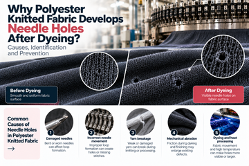 Why Polyester Knitted Fabric Develops Needle Holes After Dyeing: Causes, Identification and Prevention