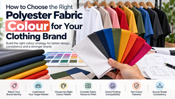 How to Choose the Right Polyester Fabric Colour for Your Clothing Brand