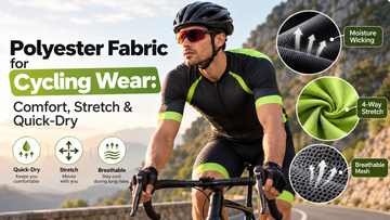 Polyester Fabric for Cycling Wear: Comfort, Stretch & Quick-Dry