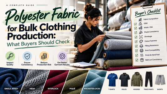 Polyester Fabric for Bulk Clothing Production: What Buyers Should Check