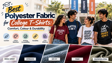 Best Polyester Fabric for College T-Shirts: Comfort, Colour & Durability