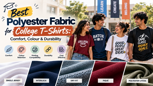 Best Polyester Fabric for College T-Shirts: Comfort, Colour & Durability