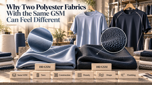 Why Two Polyester Fabrics With the Same GSM Can Feel Different