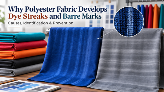 Why Polyester Fabric Develops Dye Streaks and Barre Marks: Causes, Identification & Prevention
