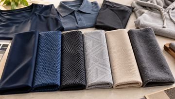 Different polyester fabric surface textures and their effect on garment appearance