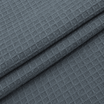 Grey Facura Textured Knit Fabric.