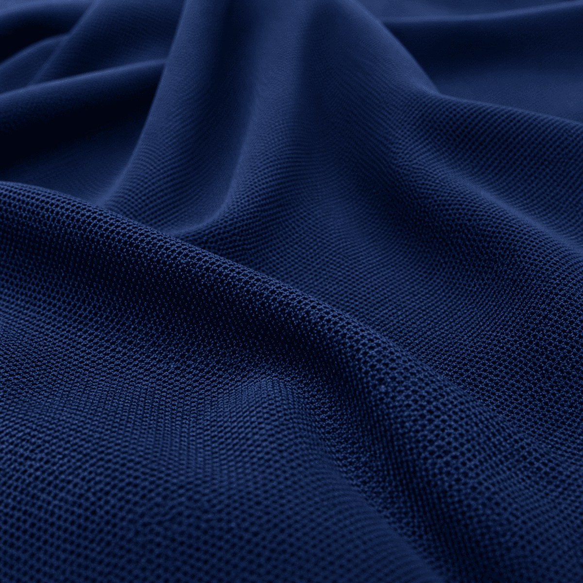 Navy Blue Mars Punching Fabric.