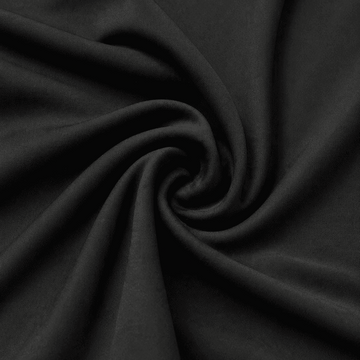 Black PP90 Polypropylene Sportswear Fabric.