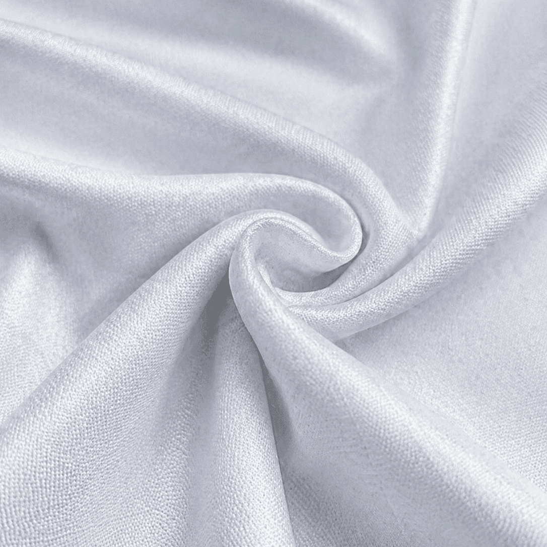 White Salina Lightweight Fabric.
