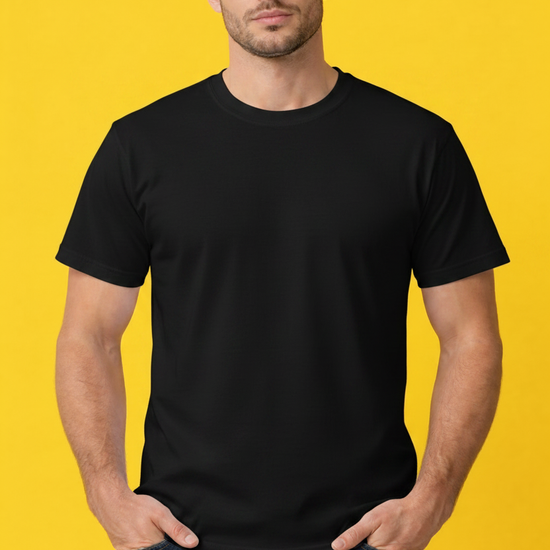 Black T-Shirt Pose 1