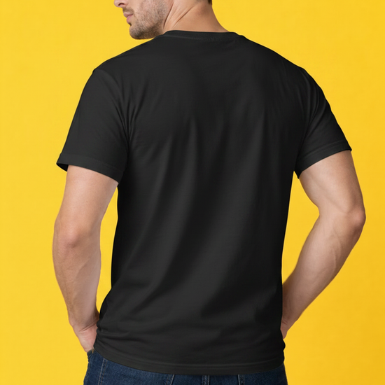 Black T-Shirt Pose 2
