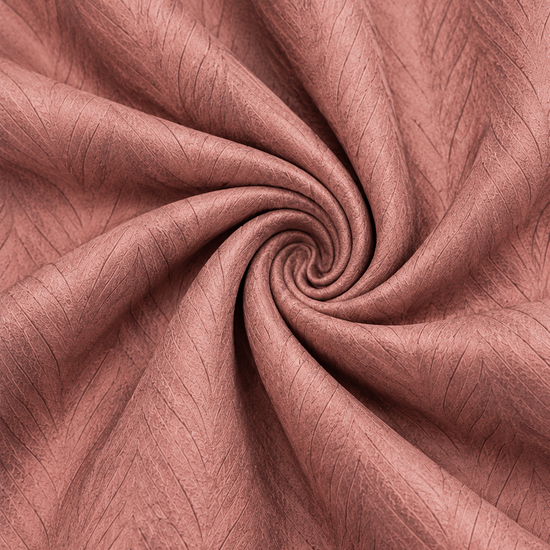 Khajuri fabric spiral drape view highlighting textured polyester knit fabric quality