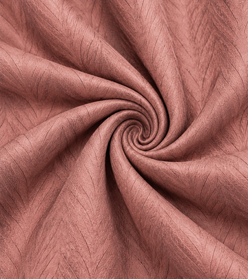 Khajuri fabric spiral drape view highlighting textured polyester knit fabric quality