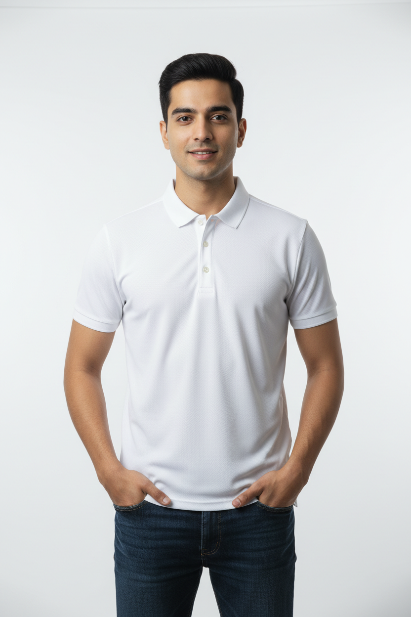 Premium Mars Collared Polyester T-Shirt